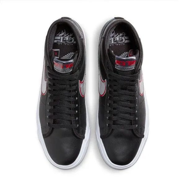 Nike SB Blazer Mid PRO GT Black - Metallic Silver - White