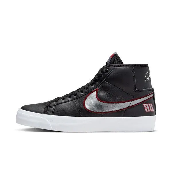 Nike SB Blazer Mid PRO GT Black - Metallic Silver - White