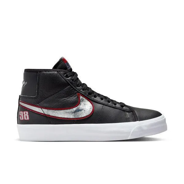 Nike SB Blazer Mid PRO GT Black - Metallic Silver - White