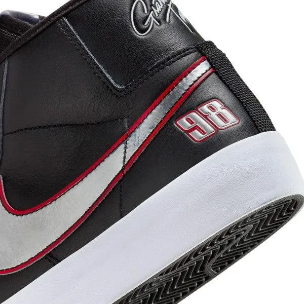Nike SB Blazer Mid PRO GT Black - Metallic Silver - White