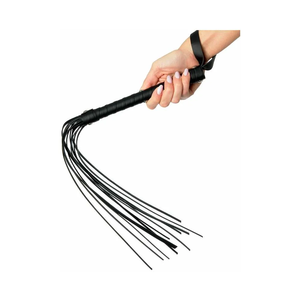 Pipedream Fetish Fantasy Series Limited Edition Deluxe Cat-O-Nine Flogger Black
