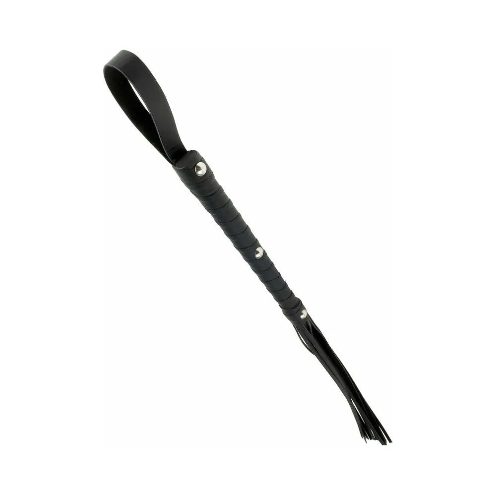 Pipedream Fetish Fantasy Series Limited Edition Deluxe Cat-O-Nine Flogger Black