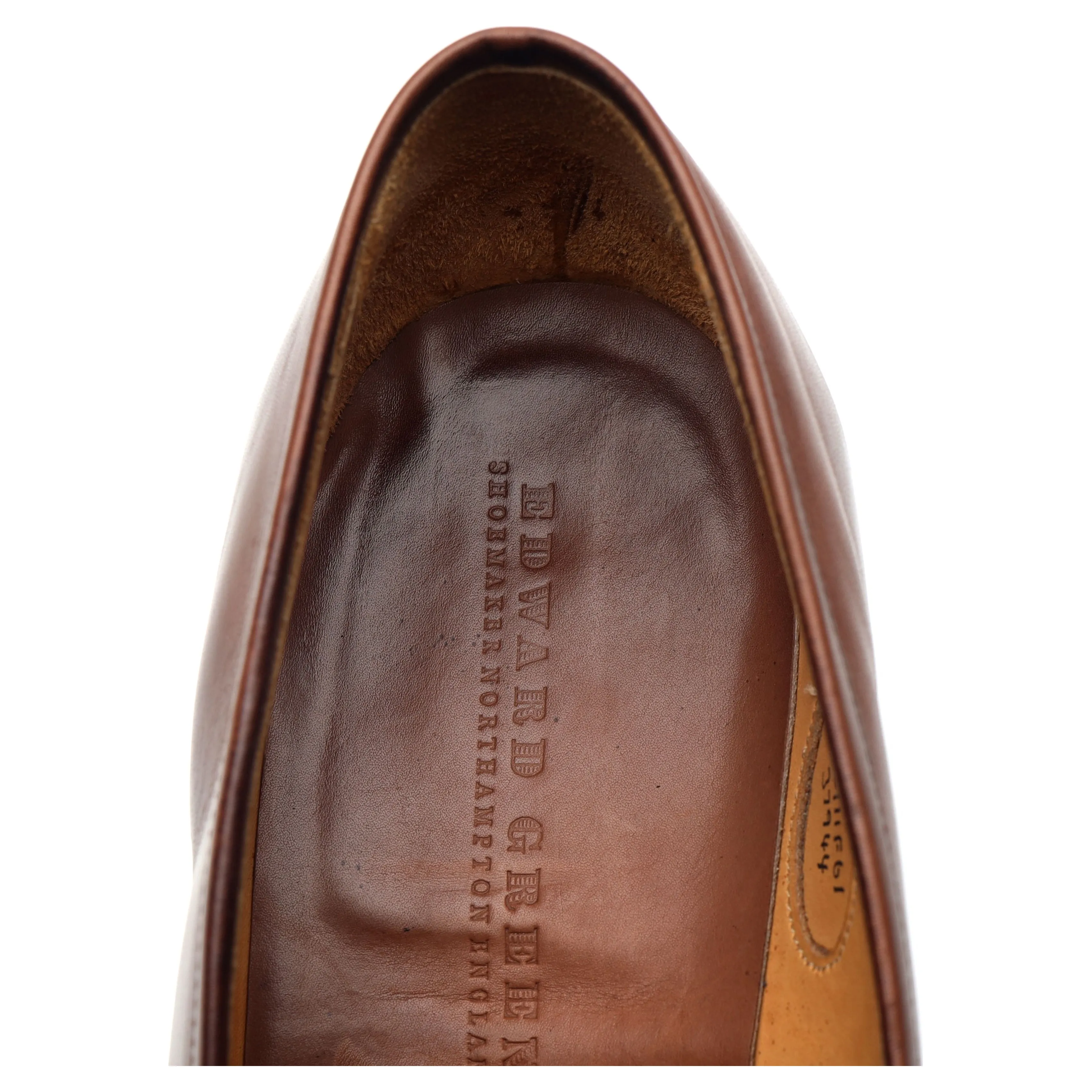 'Sloane' Brown Leather Loafers UK 10.5 F
