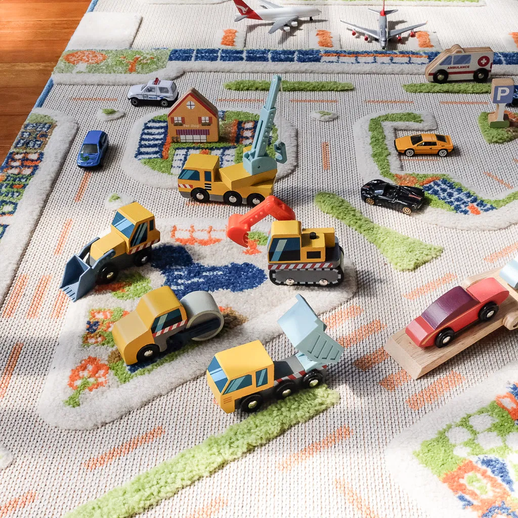 Tender Leaf Construction Car Set