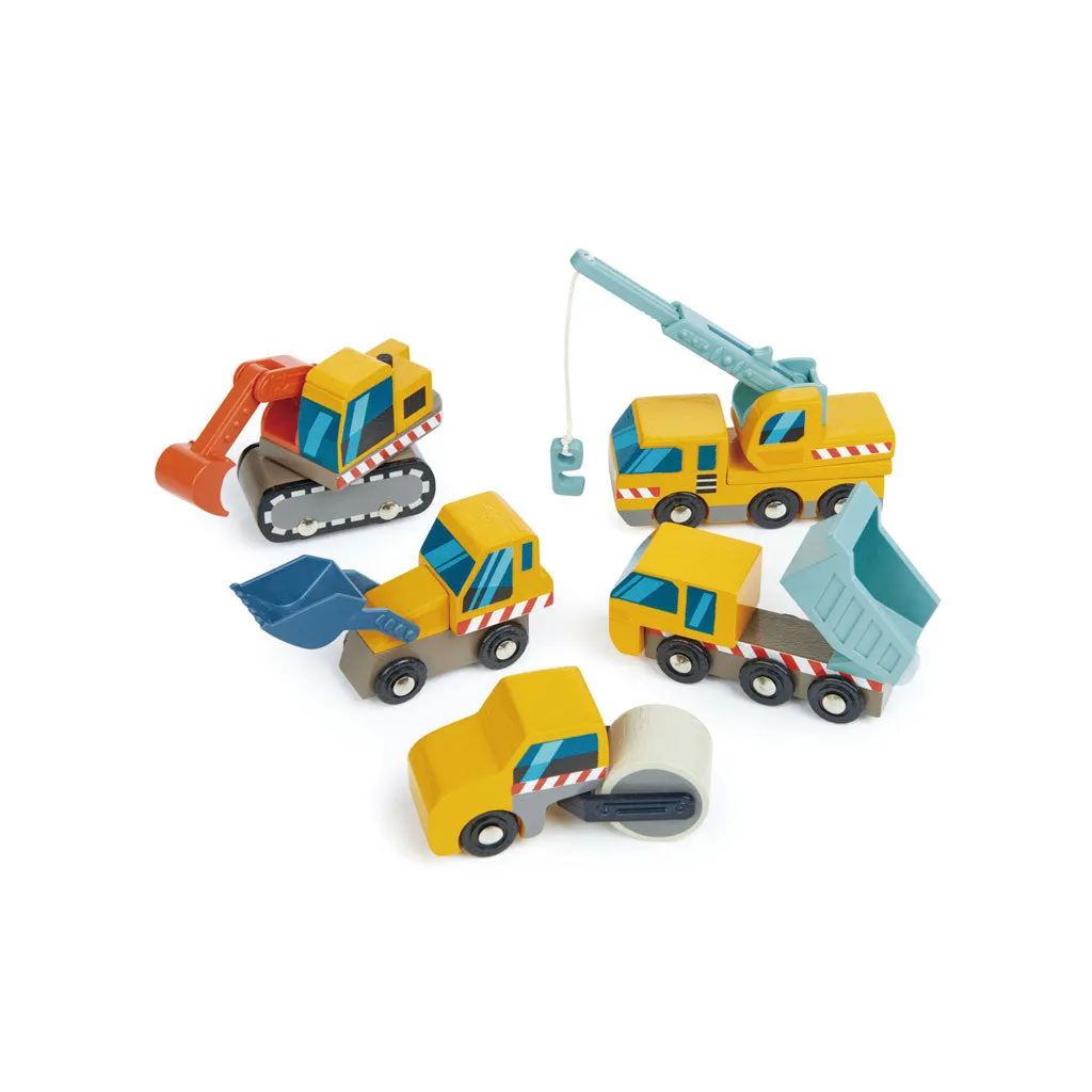 Tender Leaf Construction Car Set