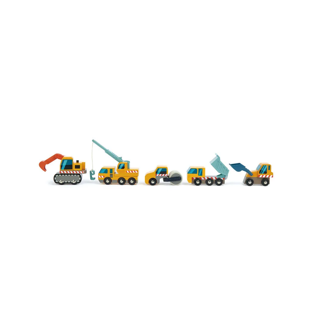 Tender Leaf Construction Car Set