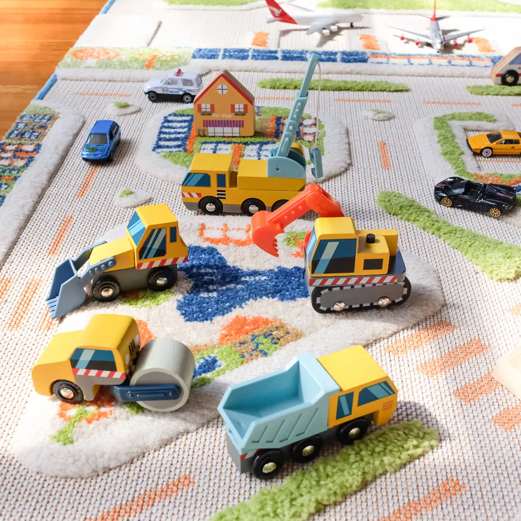 Tender Leaf Construction Car Set