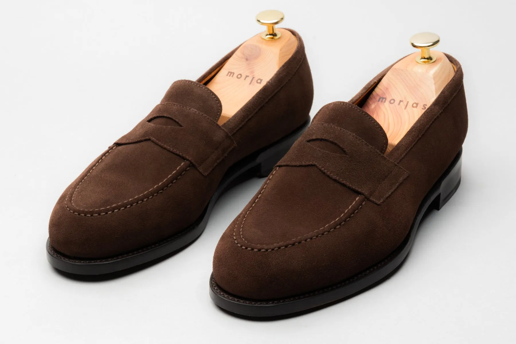 The Penny Loafer - Brown Suede