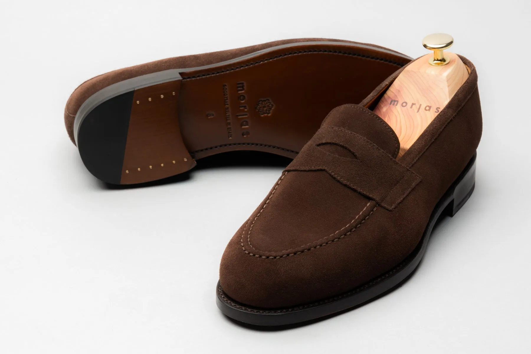 The Penny Loafer - Brown Suede