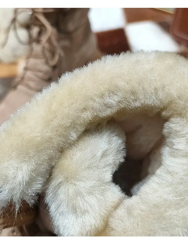 Thick Plush Liner Winter Snow Boots
