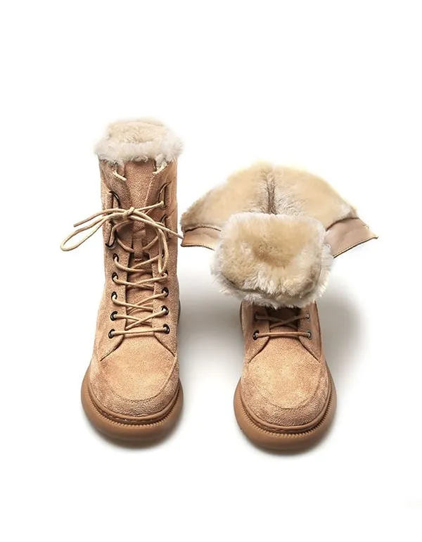 Thick Plush Liner Winter Snow Boots