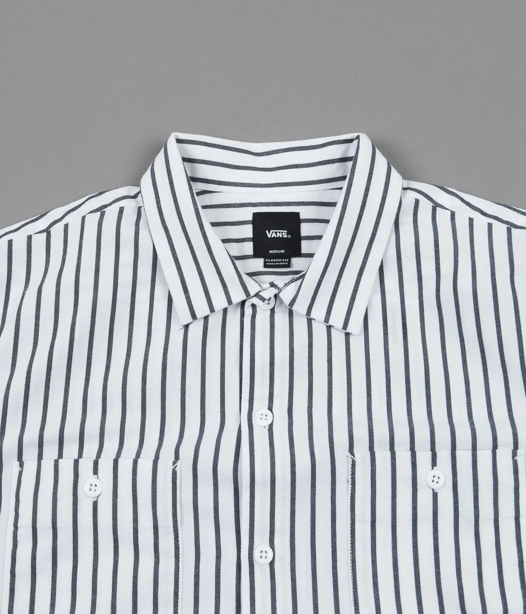 Vans Rowan Workwear Shirt - White / Dress Blues