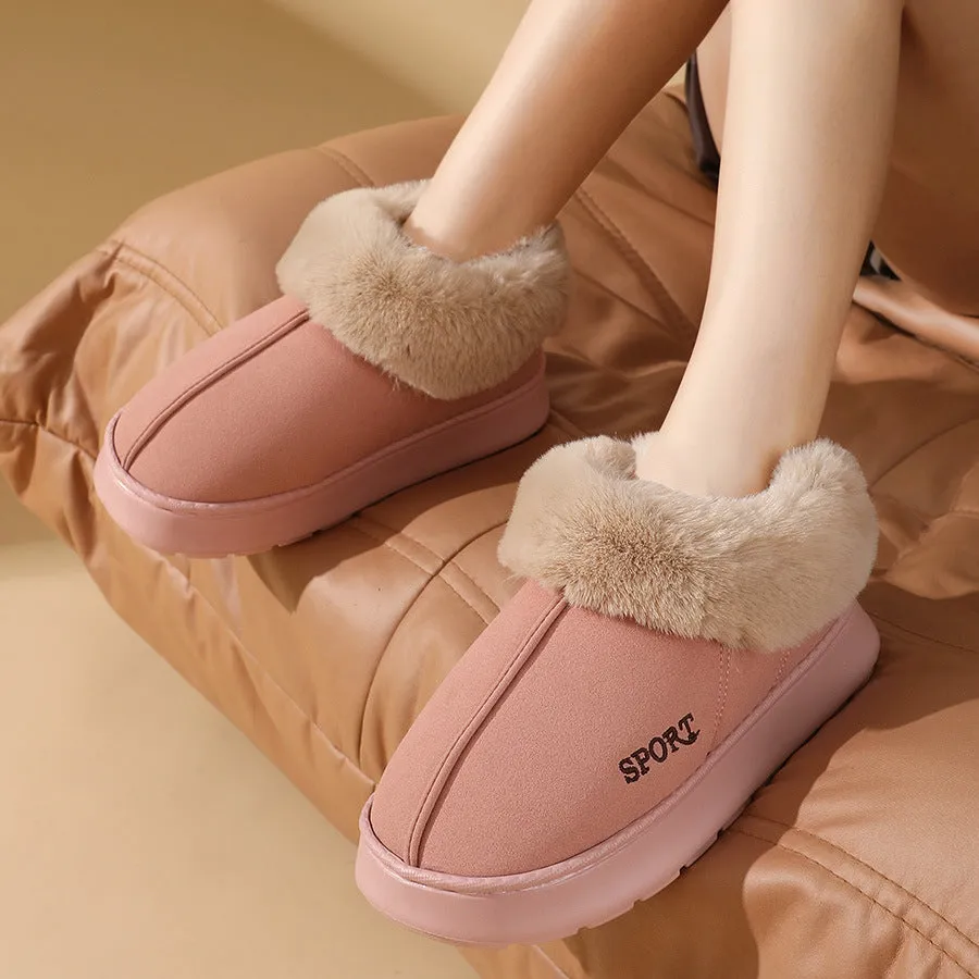 Winter Warm House Slippers Outdoor Snow Boots