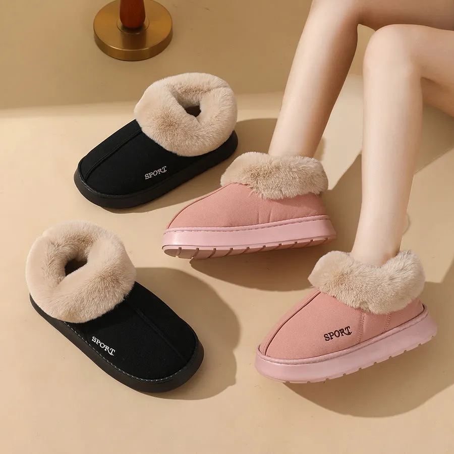 Winter Warm House Slippers Outdoor Snow Boots