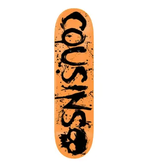 ZERO DECK COUSINS "ORANGE DIPPED" (8.25")